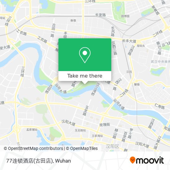 77连锁酒店(古田店) map