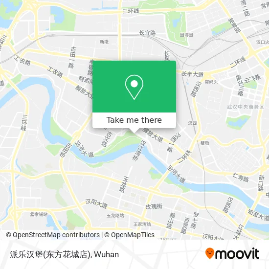 派乐汉堡(东方花城店) map
