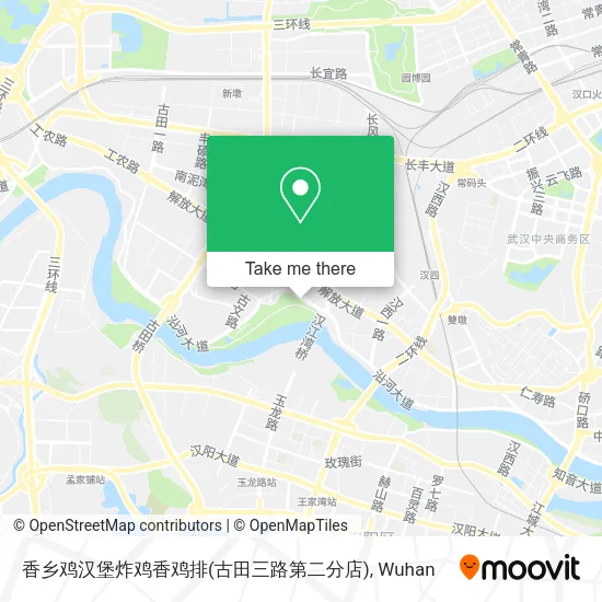香乡鸡汉堡炸鸡香鸡排(古田三路第二分店) map
