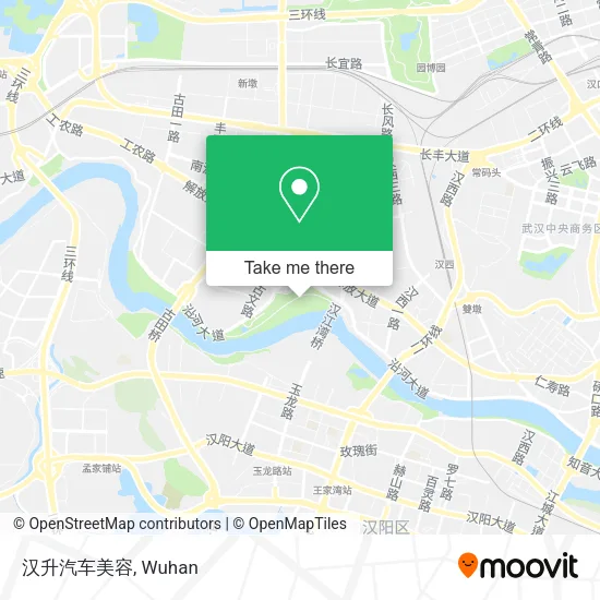 汉升汽车美容 map