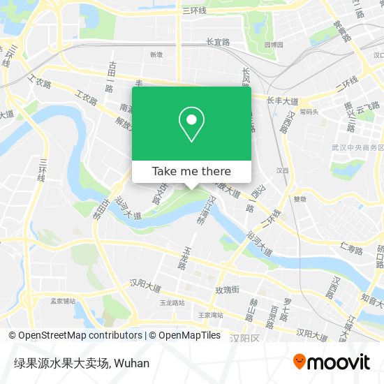 绿果源水果大卖场 map
