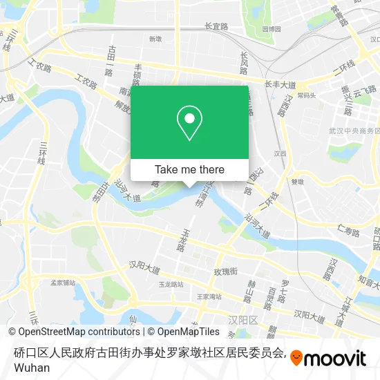 硚口区人民政府古田街办事处罗家墩社区居民委员会 map