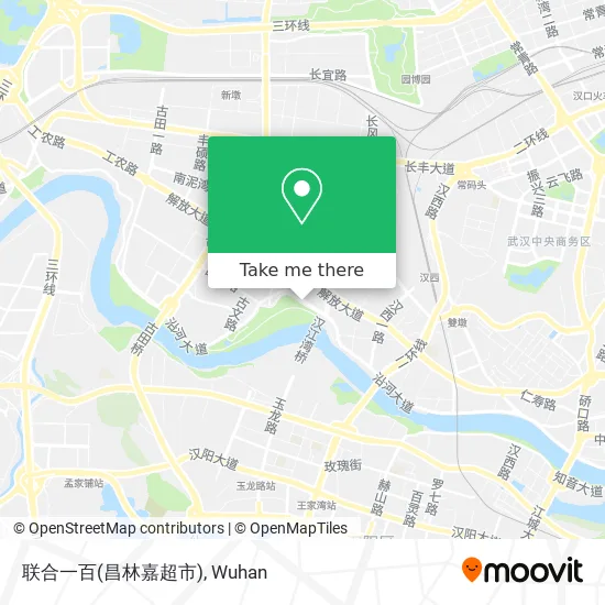 联合一百(昌林嘉超市) map