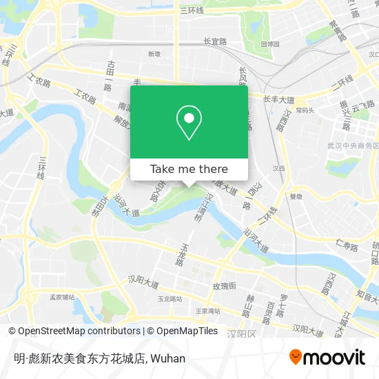 明·彪新农美食东方花城店 map