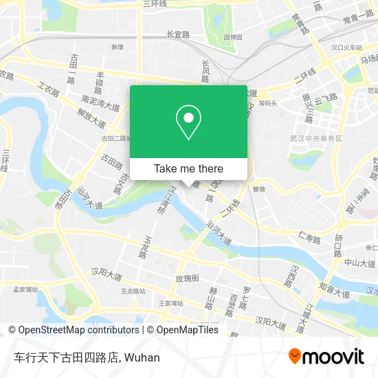 车行天下古田四路店 map