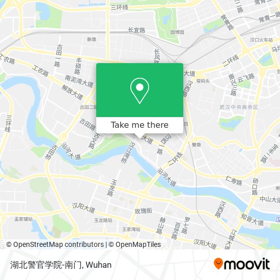 湖北警官学院-南门 map