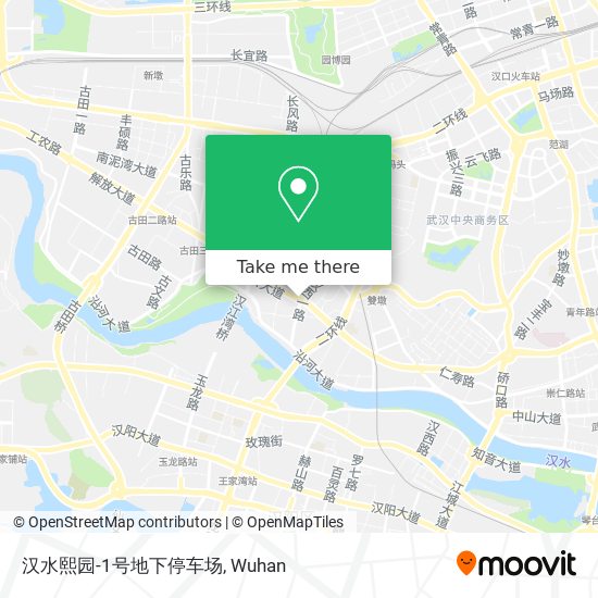 汉水熙园-1号地下停车场 map