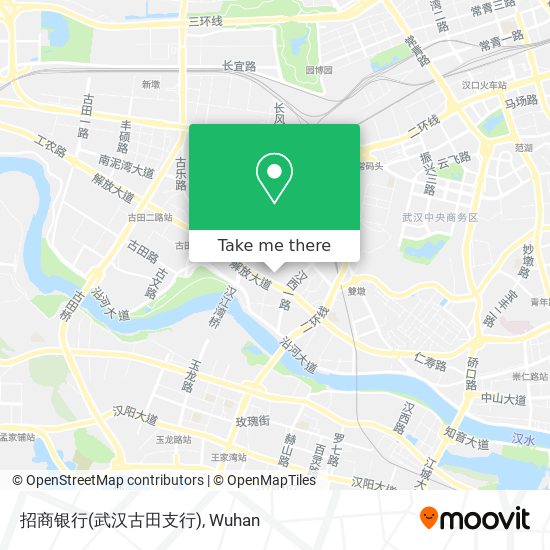 招商银行(武汉古田支行) map