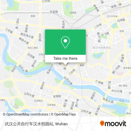 武汉公共自行车汉水熙园站 map