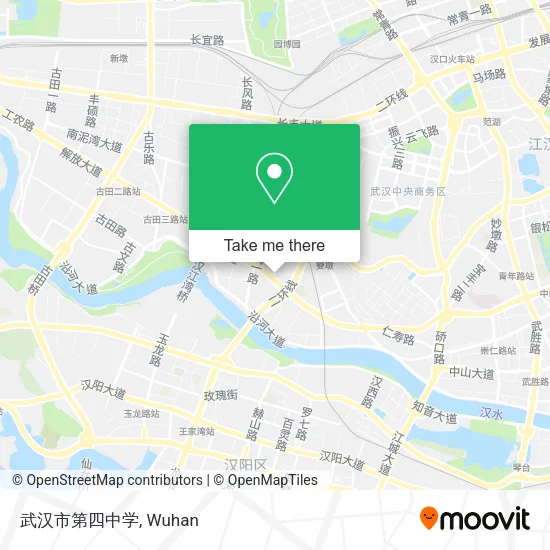 武汉市第四中学 map