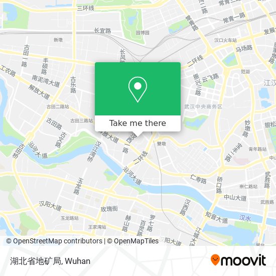 湖北省地矿局 map