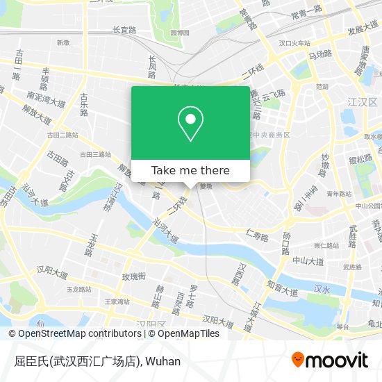 屈臣氏(武汉西汇广场店) map