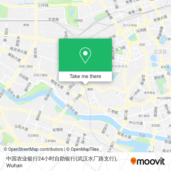 中国农业银行24小时自助银行(武汉水厂路支行) map
