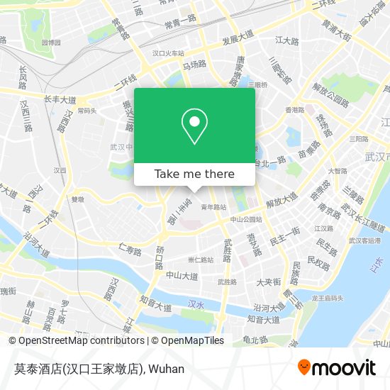 莫泰酒店(汉口王家墩店) map