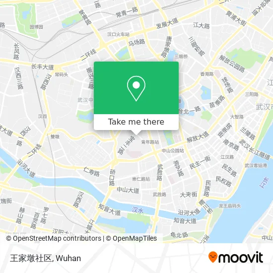 王家墩社区 map