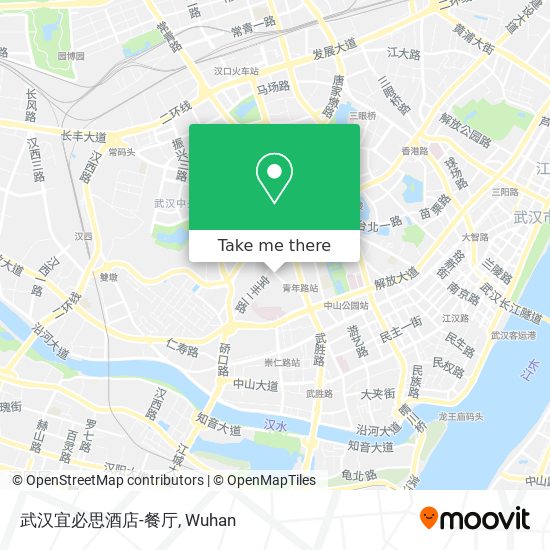 武汉宜必思酒店-餐厅 map