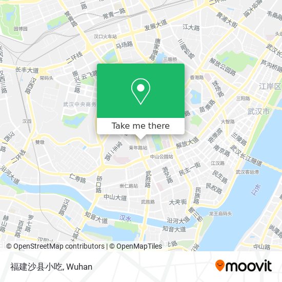 福建沙县小吃 map