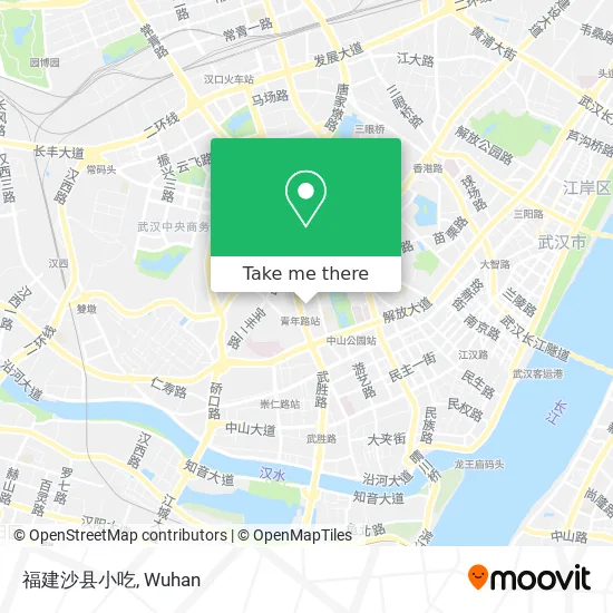 福建沙县小吃 map