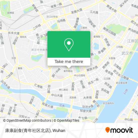 康康副食(青年社区北店) map