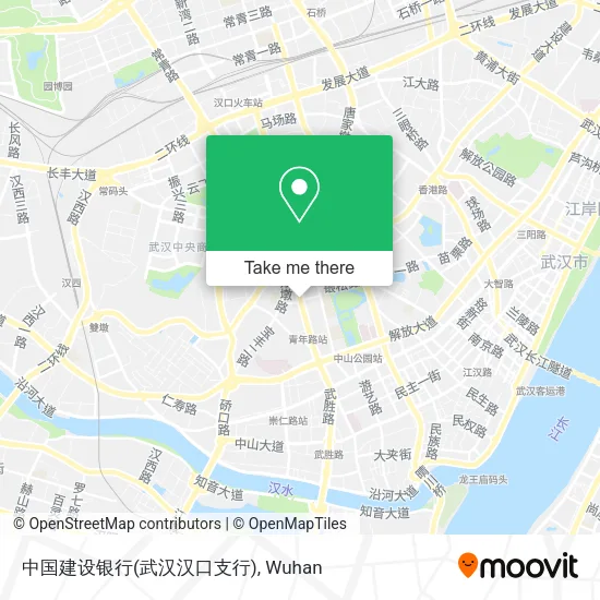 中国建设银行(武汉汉口支行) map