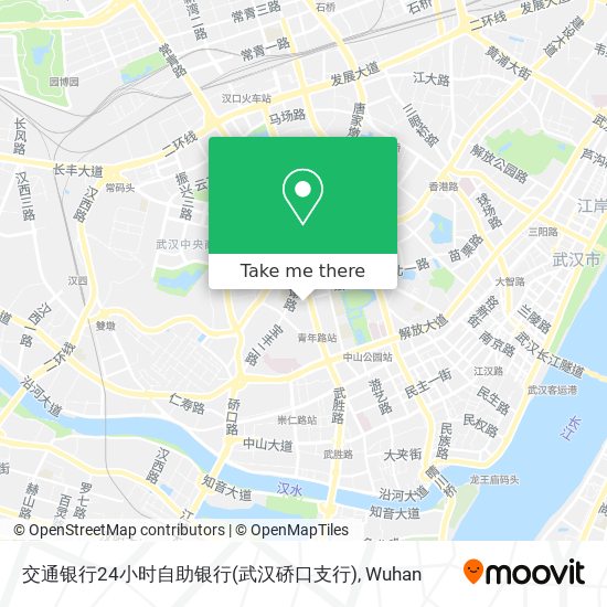 交通银行24小时自助银行(武汉硚口支行) map