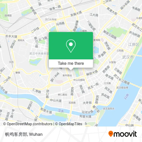 帆鸣客房部 map