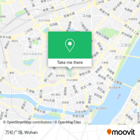 万松广场 map