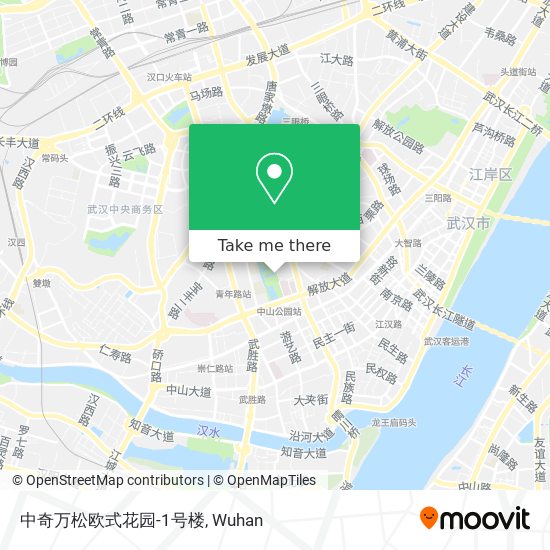 中奇万松欧式花园-1号楼 map