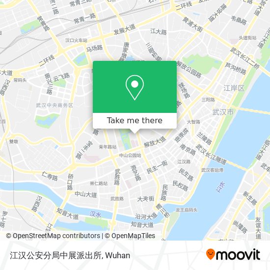 江汉公安分局中展派出所 map