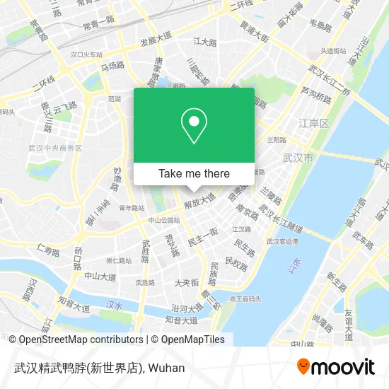 武汉精武鸭脖(新世界店) map