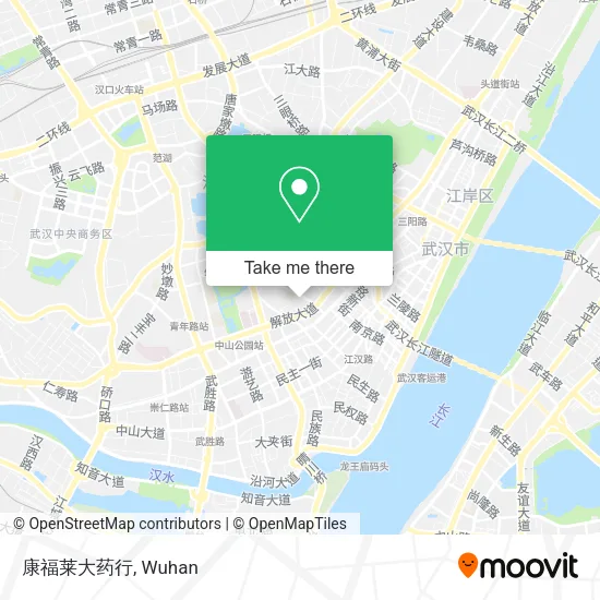 康福莱大药行 map