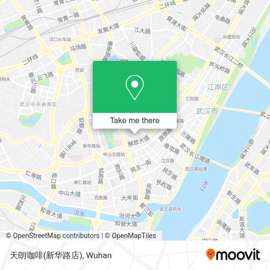 天朗咖啡(新华路店) map