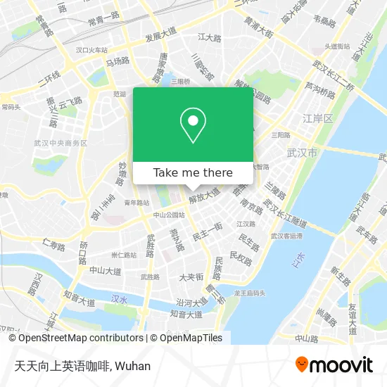 天天向上英语咖啡 map