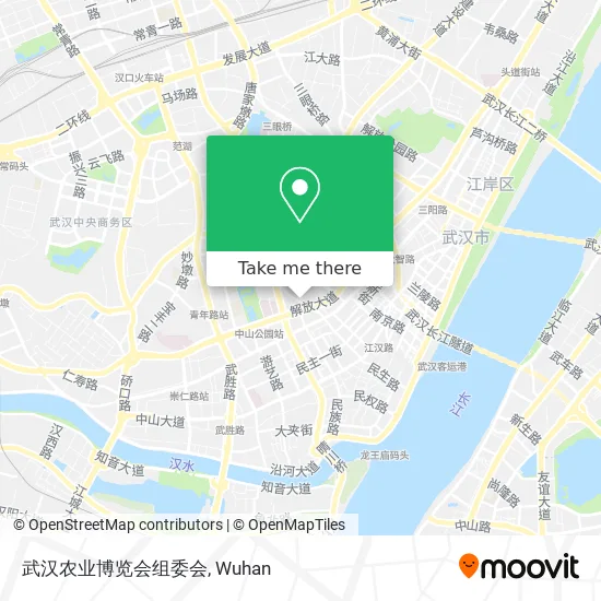 武汉农业博览会组委会 map