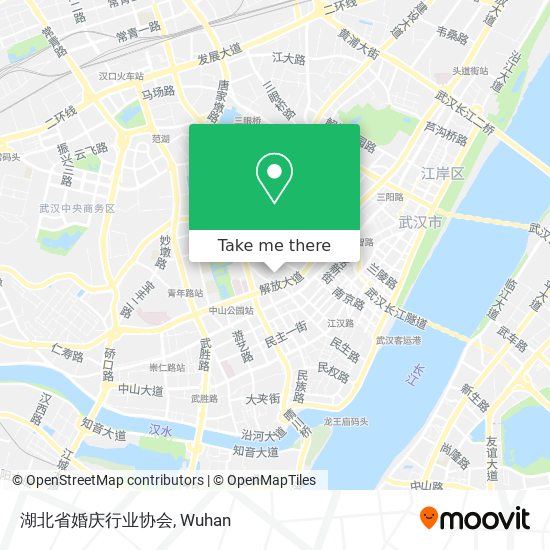 湖北省婚庆行业协会 map