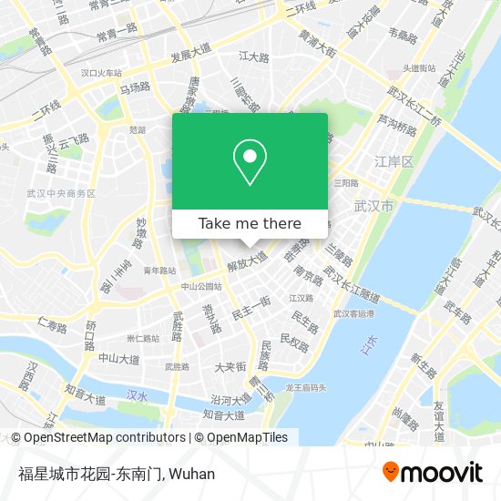 福星城市花园-东南门 map