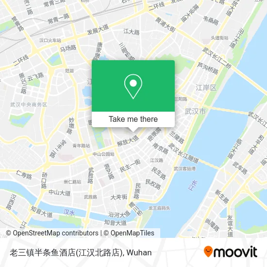 老三镇半条鱼酒店(江汉北路店) map
