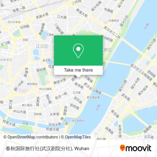 春秋国际旅行社(武汉剧院分社) map