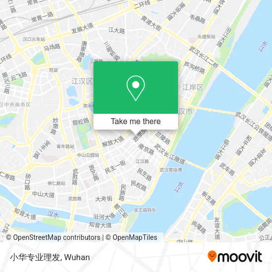 小华专业理发 map