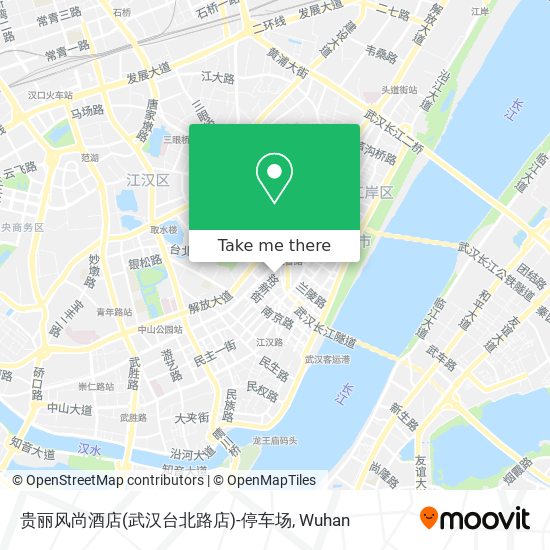 贵丽风尚酒店(武汉台北路店)-停车场 map