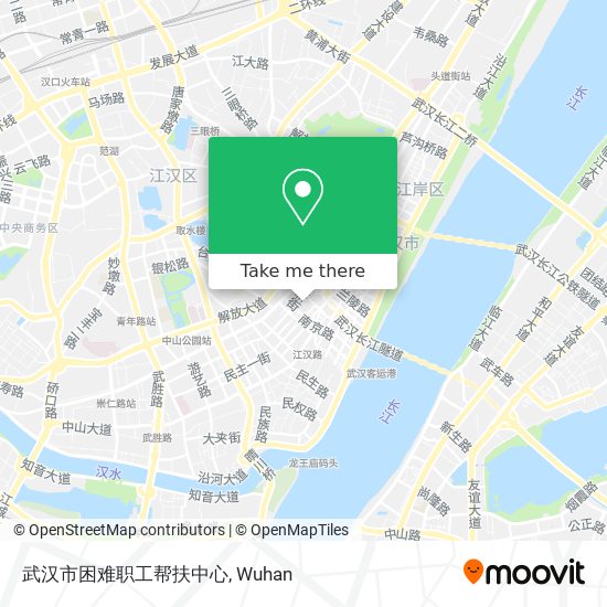 武汉市困难职工帮扶中心 map