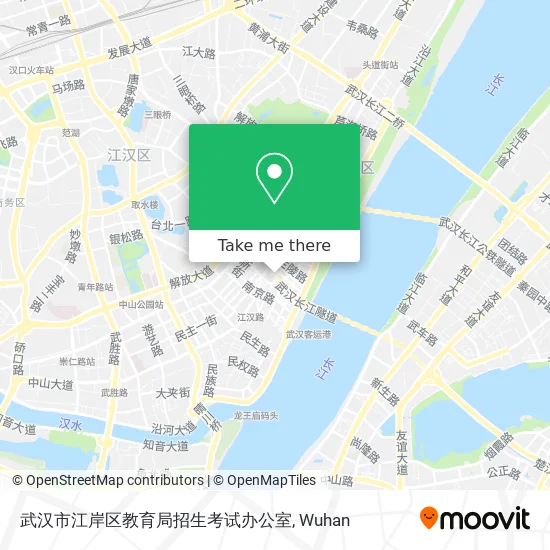 武汉市江岸区教育局招生考试办公室 map