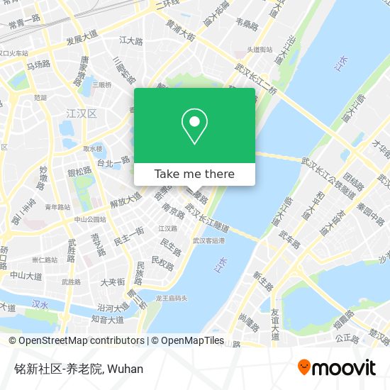 铭新社区-养老院 map