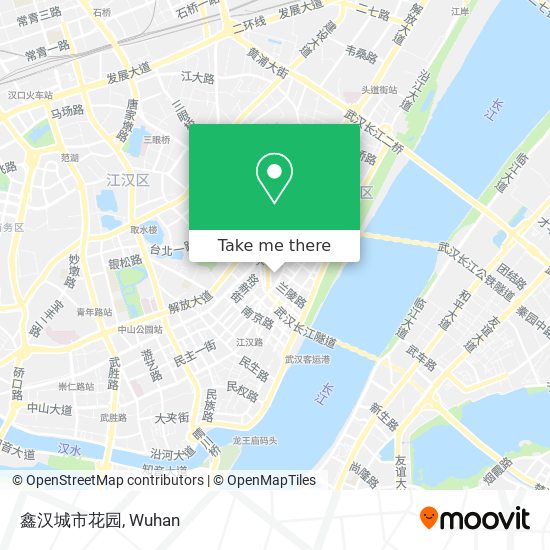 鑫汉城市花园 map