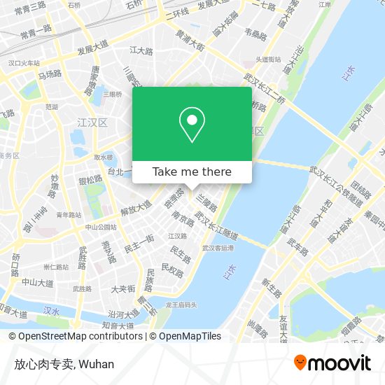 放心肉专卖 map