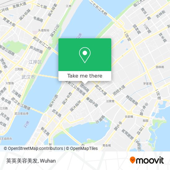 英英美容美发 map