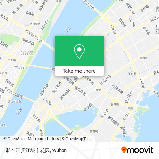新长江滨江城市花园 map