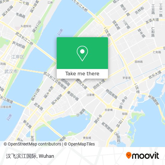 汉飞滨江国际 map