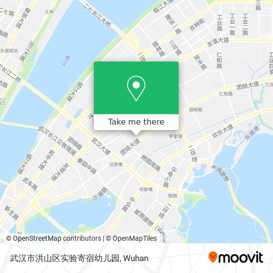武汉市洪山区实验寄宿幼儿园 map