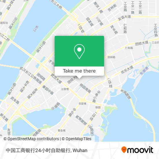 中国工商银行24小时自助银行 map